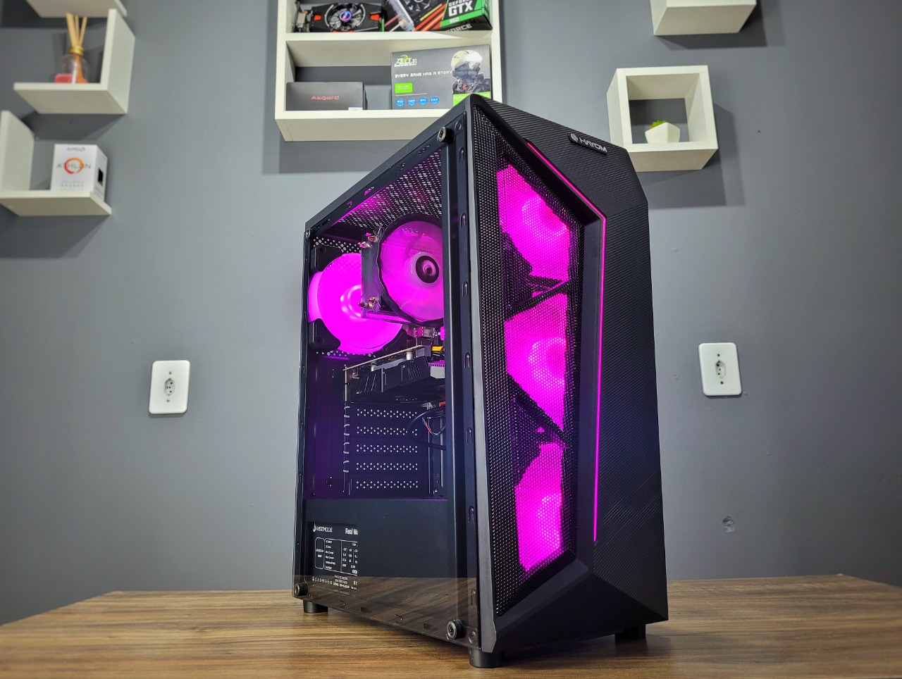 Gabinete Gamer GB1713 com 4 Fans RGB Inclusas - miniatura 2