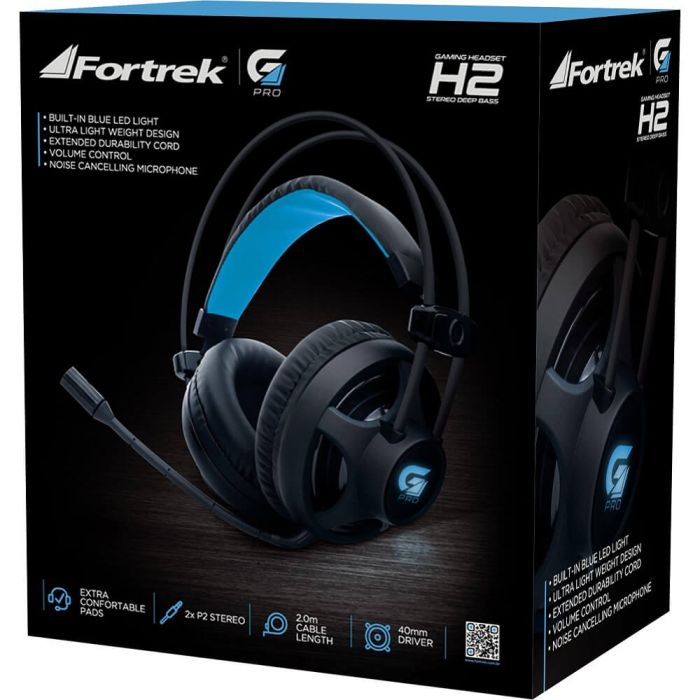 Headset Fortrek Gamer Pro H2 LED - miniatura 4