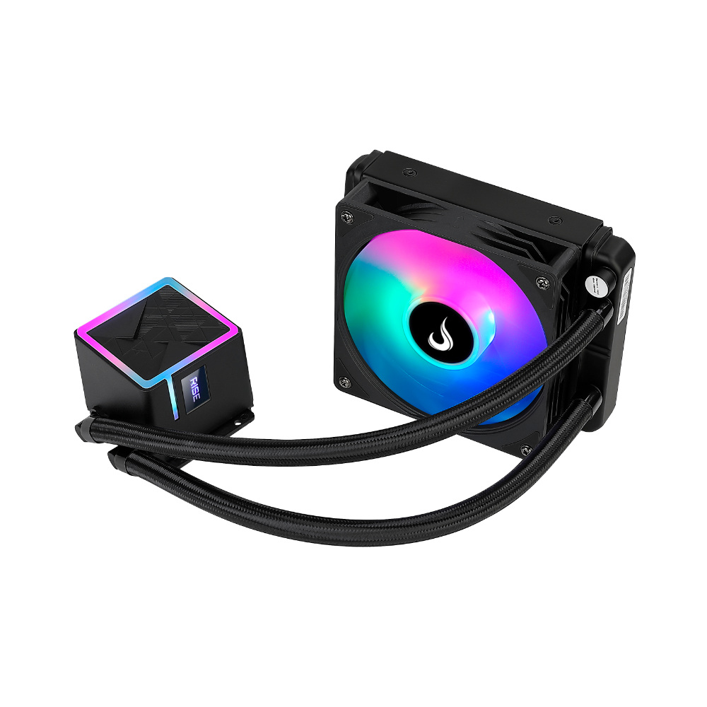Water Cooler Gamer Rise Mode Black 120mm RGB Rainbow - RM-WCB-01-RBW - miniatura 2