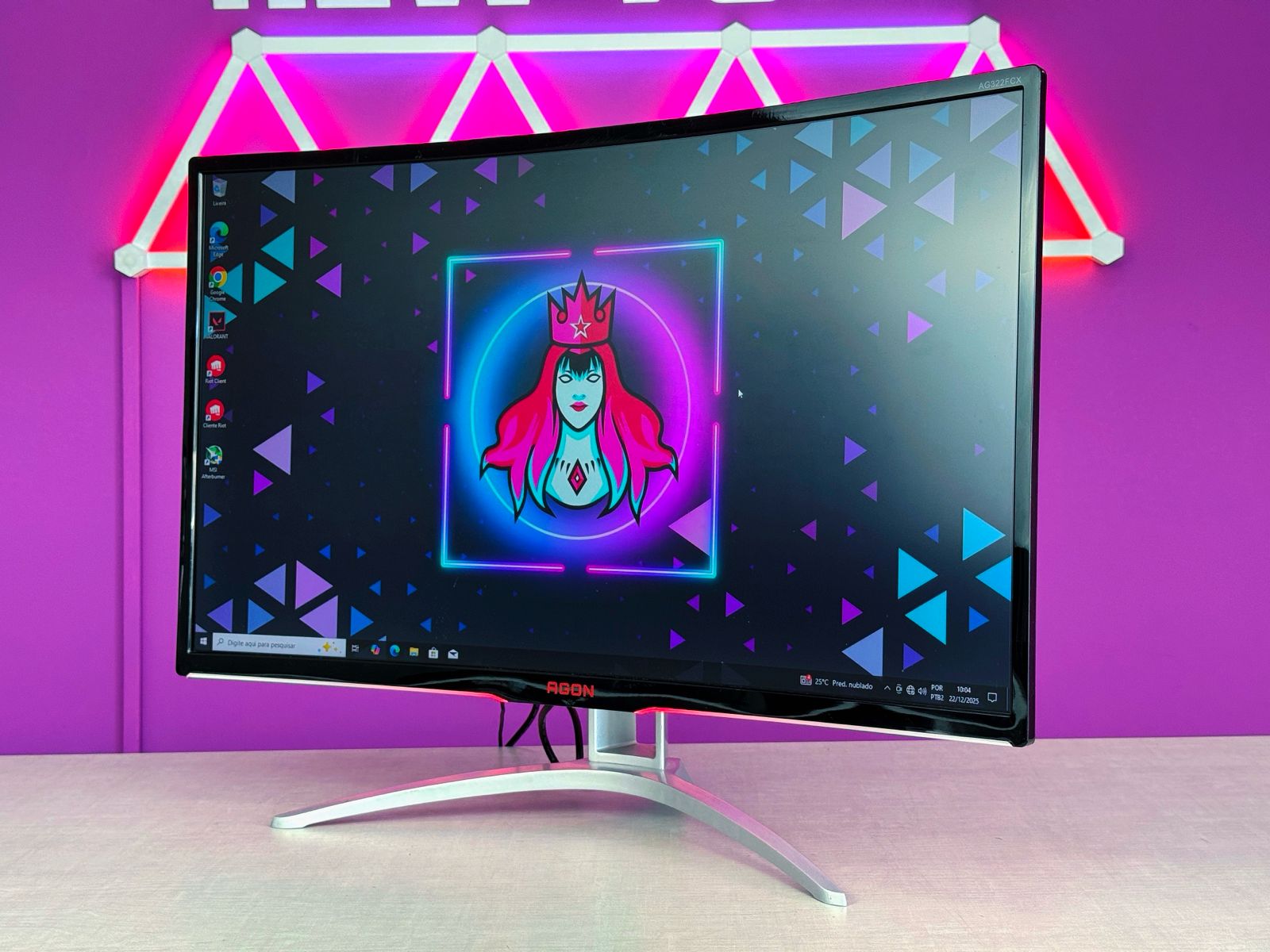 Monitor AOC Gaming 24 pol, 180hz - SEMI NOVO - (90 dias de garantia) - foto 1