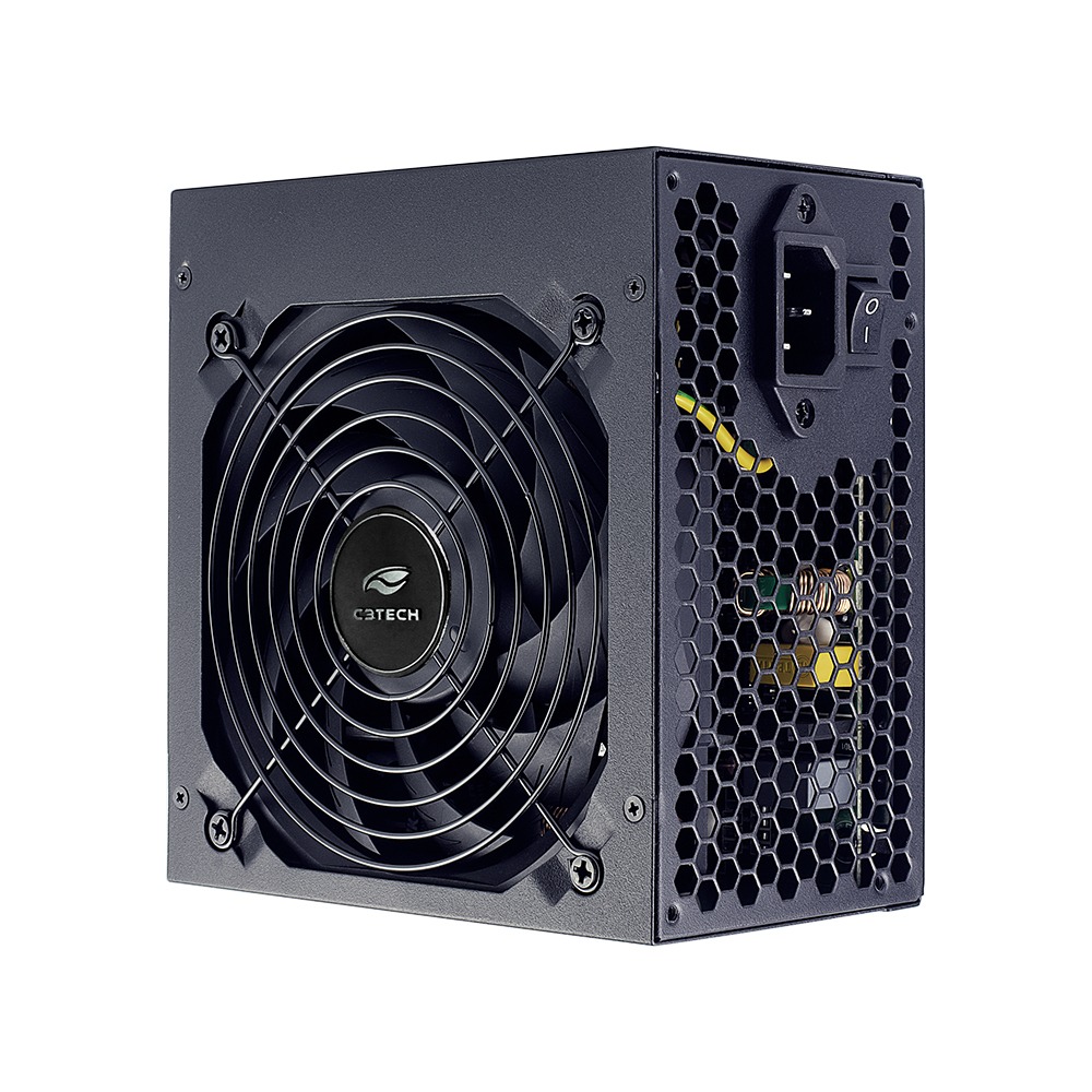 Fonte ATX 600w 80 Plus Bronze C3Tech Gaming - PS-G600B - miniatura 4
