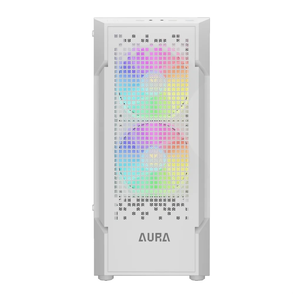 Gabinete Gamer Gamdias Aura Gc7 Wh ARGB, Mid-tower, Vidro Temp, 3 Fans, White - Aura Gc7 Wh ARGB - miniatura 3