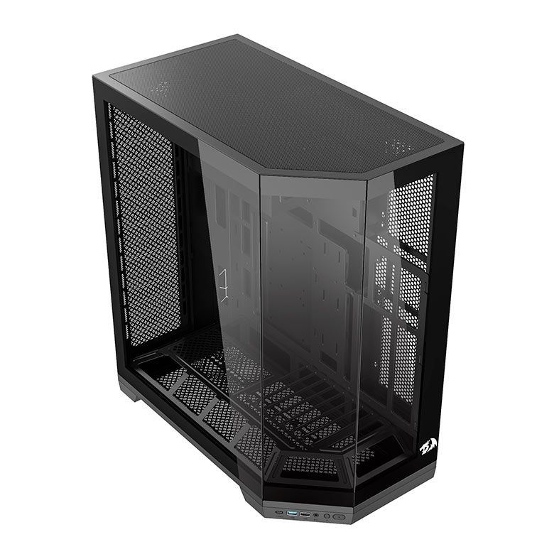 Gabinete Gamer Redragon Edge, Full tower, Lateral de Vidro, Preto, CA-608B - miniatura 3