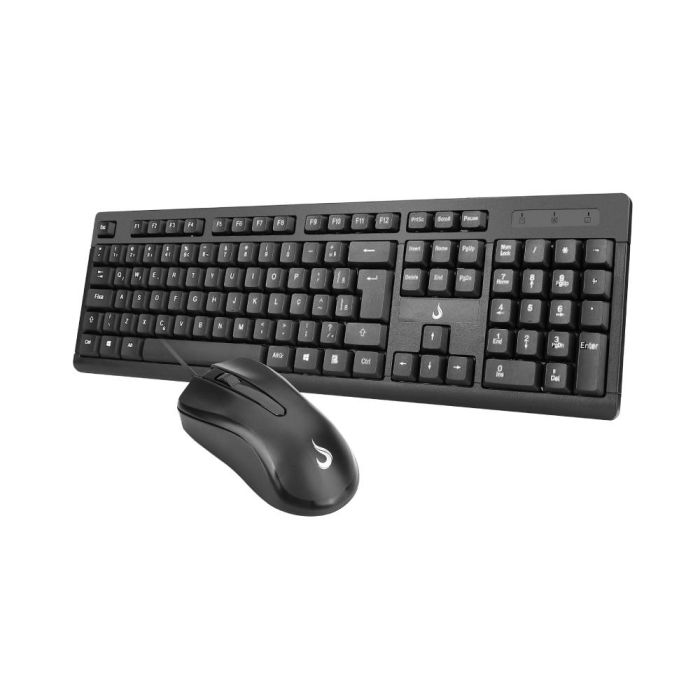 Kit Teclado e Mouse Office Rise Mode OF 01 USB 1000DPI ABNT2 - RM-TM-01-FB - miniatura 2