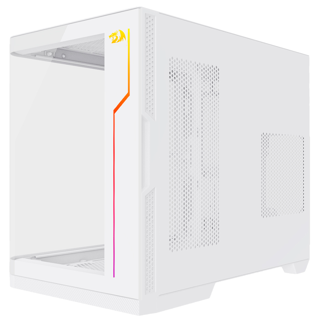Gabinete Redragon Wideload Extreme Vidro Curvo Branco - miniatura 7