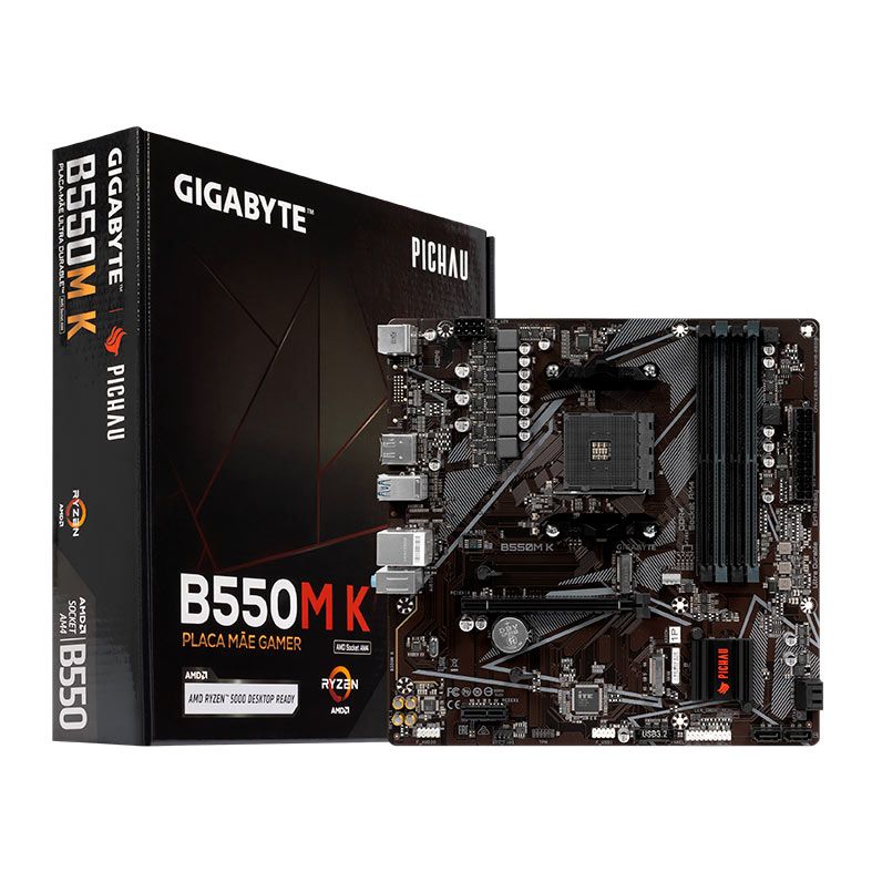 Placa Mae B550M K, DDR4, Socket AMD AM4, M-ATX, Chipset AMD B550, B550M-K-1P - miniatura 3