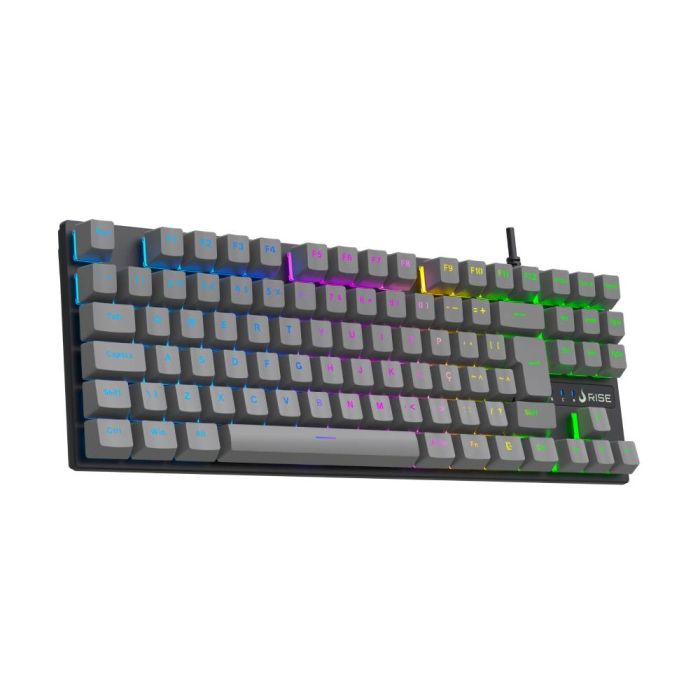 Teclado Mecânico Gamer Rise Mode Switch Rise Core RGB C/ Fio ABNT2 - RM-TCM-GHT-BG - miniatura 2