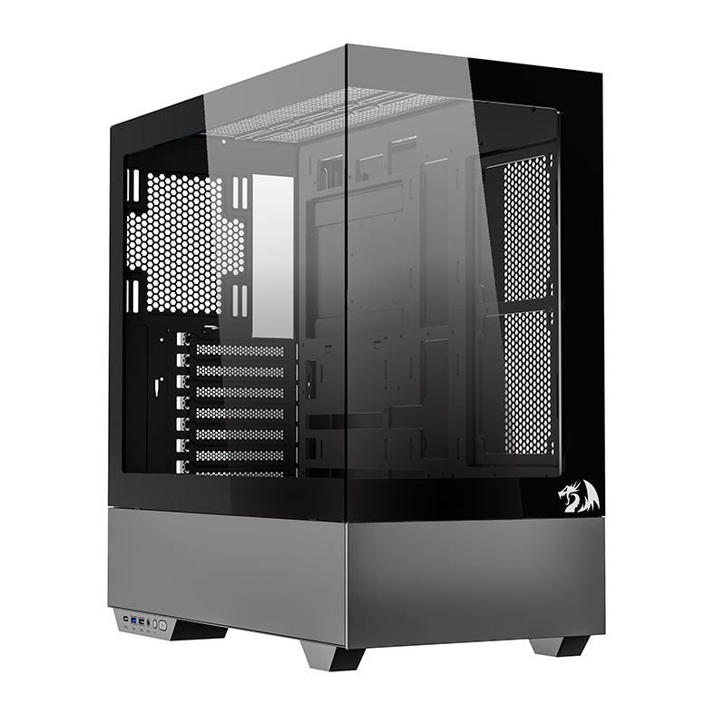 Gabinete Gamer Redragon Reflect Pro, Mid-Tower, Lateral de Vidro, Preto, CA-607B - foto 1