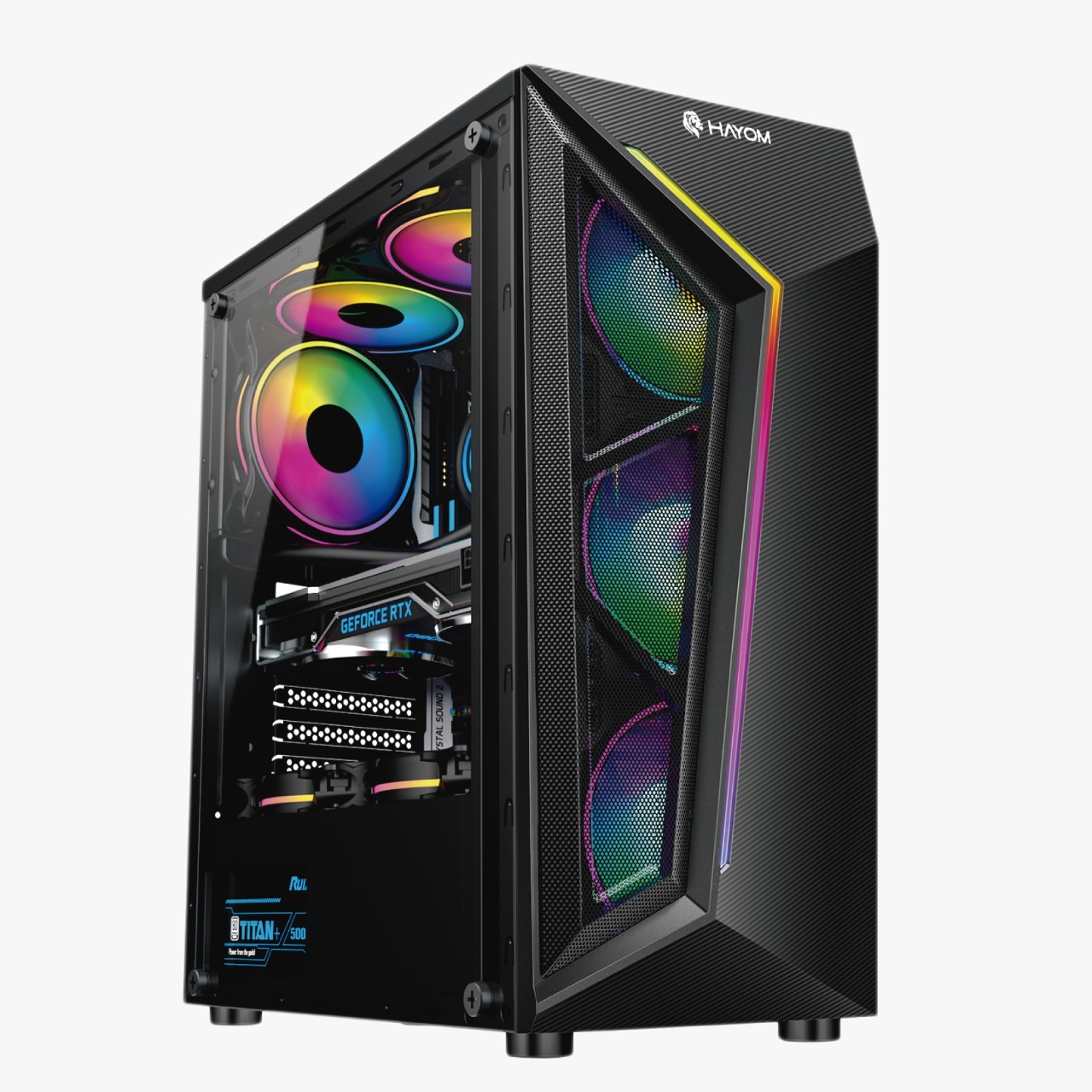 Gabinete Gamer GB1713 com 4 Fans RGB Inclusas - foto 1