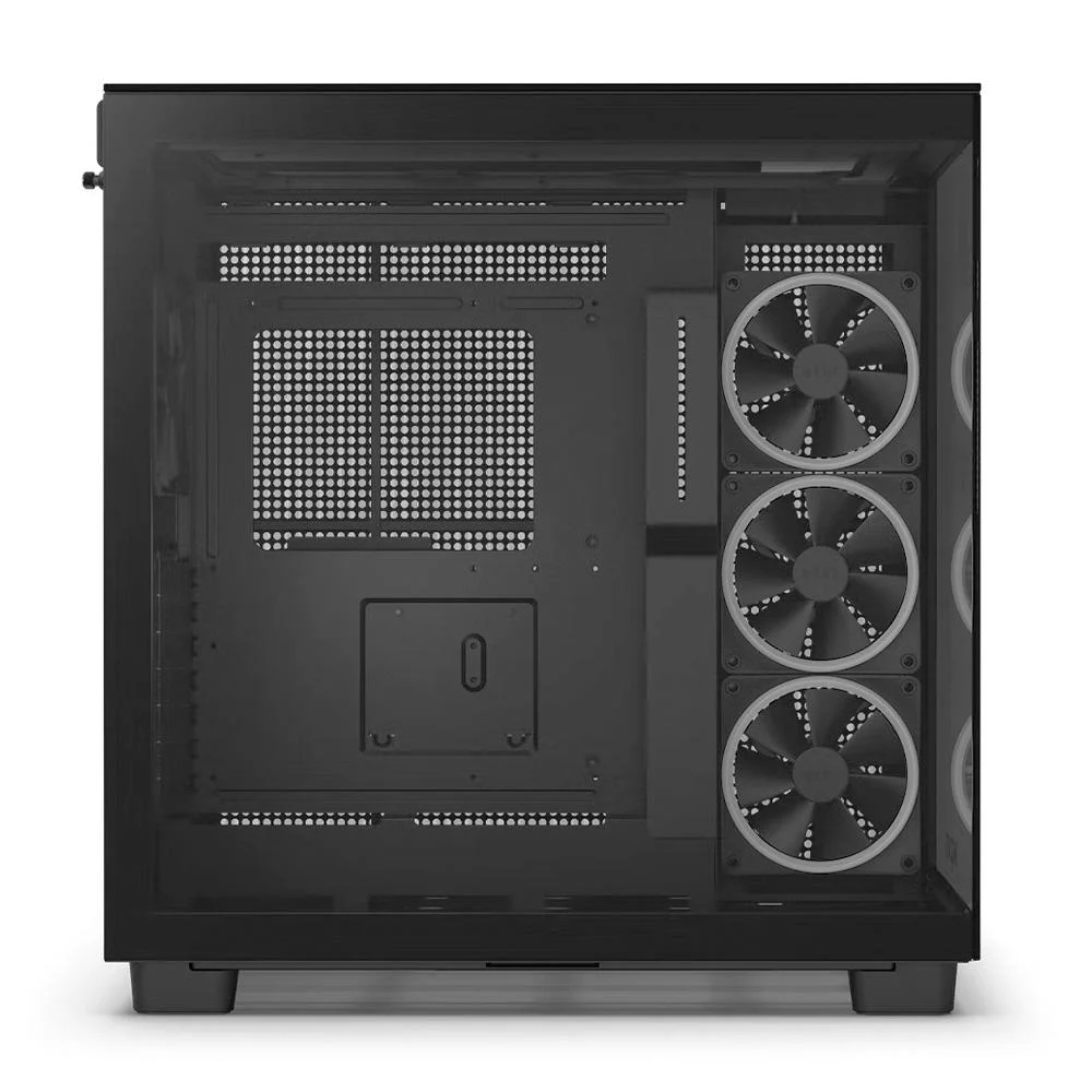 Gabinete Gamer NZXT H9 Elite, Mid Tower, RGB, ATX, Lateral, Frontal e Topo em Vidro, Preto - CM-H91EB-01 - miniatura 3