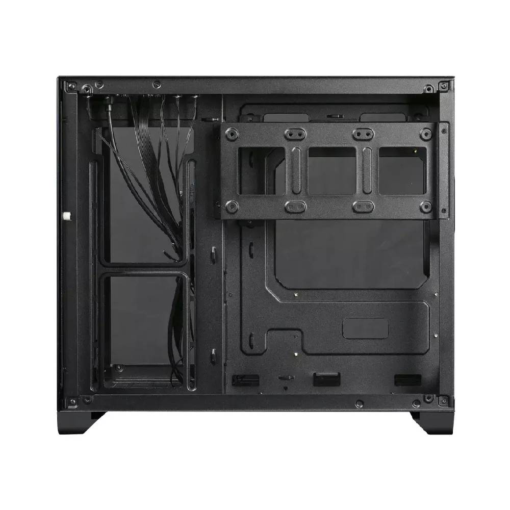Gabinete Gamer Rise Mode Galaxy Glass M Mini Vidro Temperado USB 3.0 S/ Fan - Preto - miniatura 4