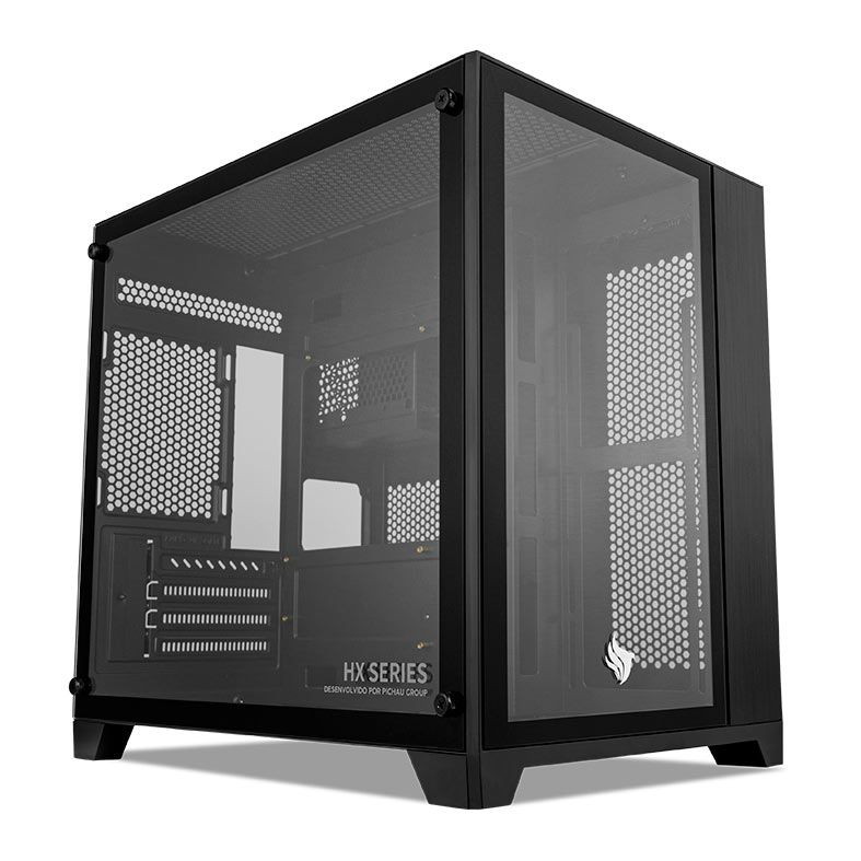 Gabinete Gamer Pichau HX710L, Mid-Tower, Preto, PG-HX71L-BK01 - miniatura 8