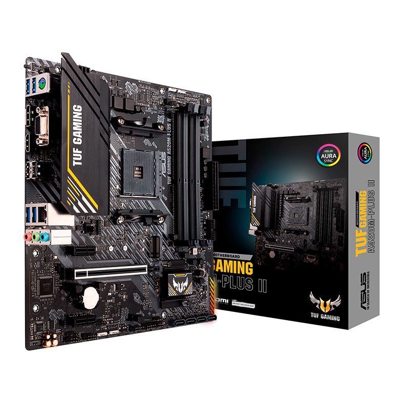 Placa Mae Asus TUF Gaming A520M-PLUS II - foto 1