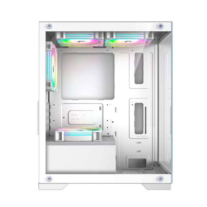Gabinete Gamer Rise Mode Crystal Glass Mid Tower Vidro Temperado USB 3.0 S/ Fans - RM-CA-CY-01-FW - miniatura 4