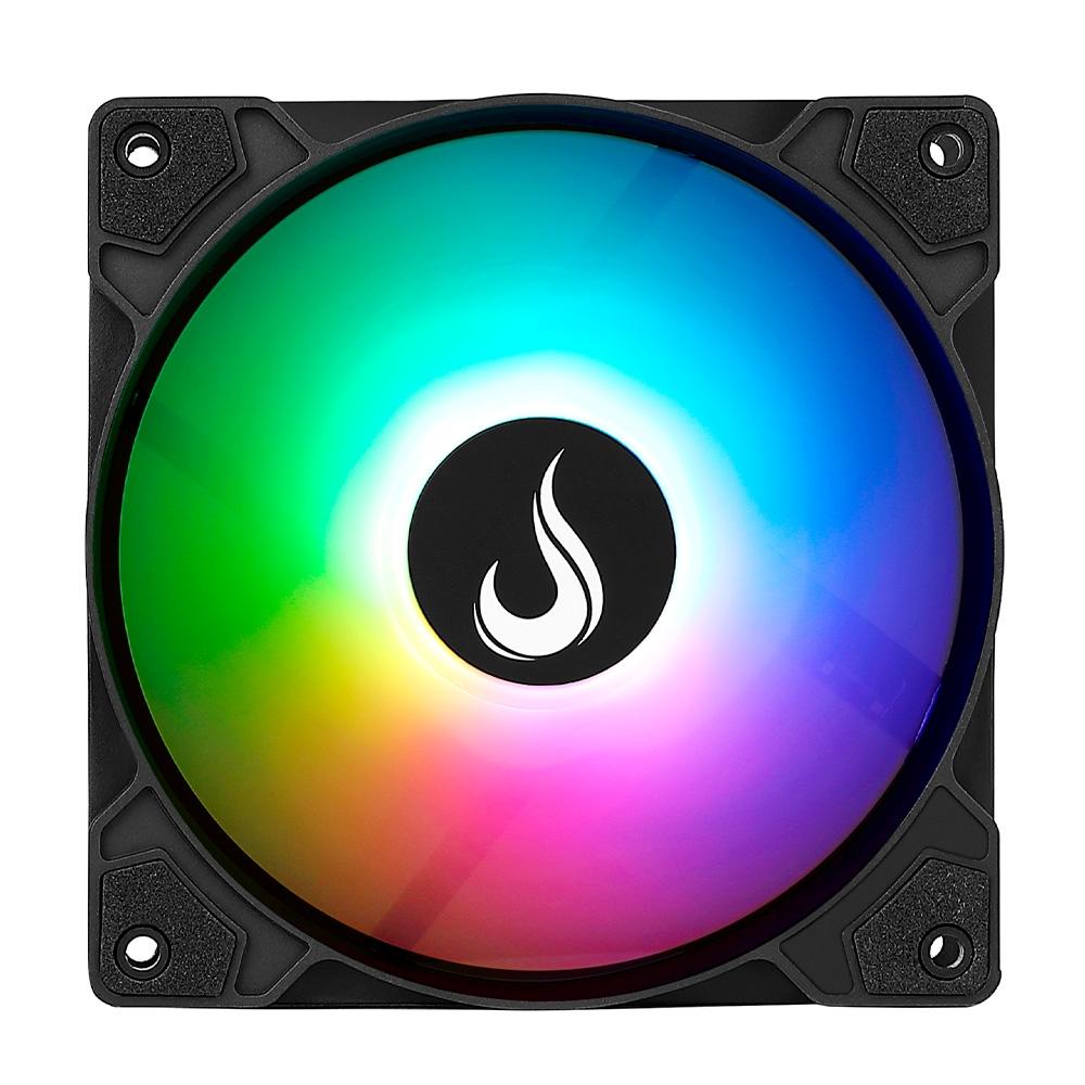 Kit Cooler Gabinete Rise Mode X Led C/ 3x Fans 120mm 1200 RPM ARGB - RM-XLD-01-ARGB - miniatura 2