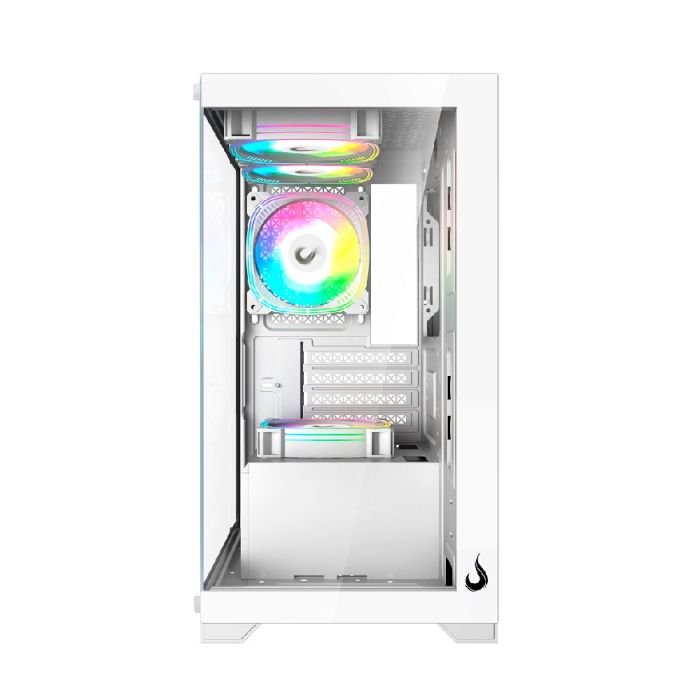Gabinete Gamer Rise Mode Crystal Glass Mid Tower Vidro Temperado USB 3.0 S/ Fans - RM-CA-CY-01-FW - miniatura 5