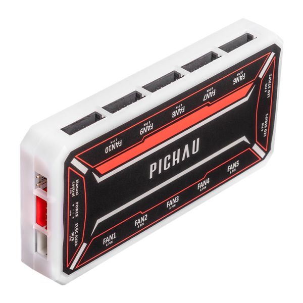 Controladora Pichau Feather X6, ARGB, 10 Portas, PG-FTX6-BK01 - miniatura 2