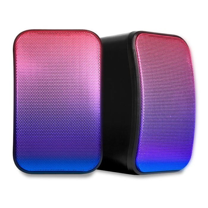 Caixa de Som Mancer Helm 3, RGB, 2x3W RMS, Preto, MCR-HMT-RGB03 - miniatura 2