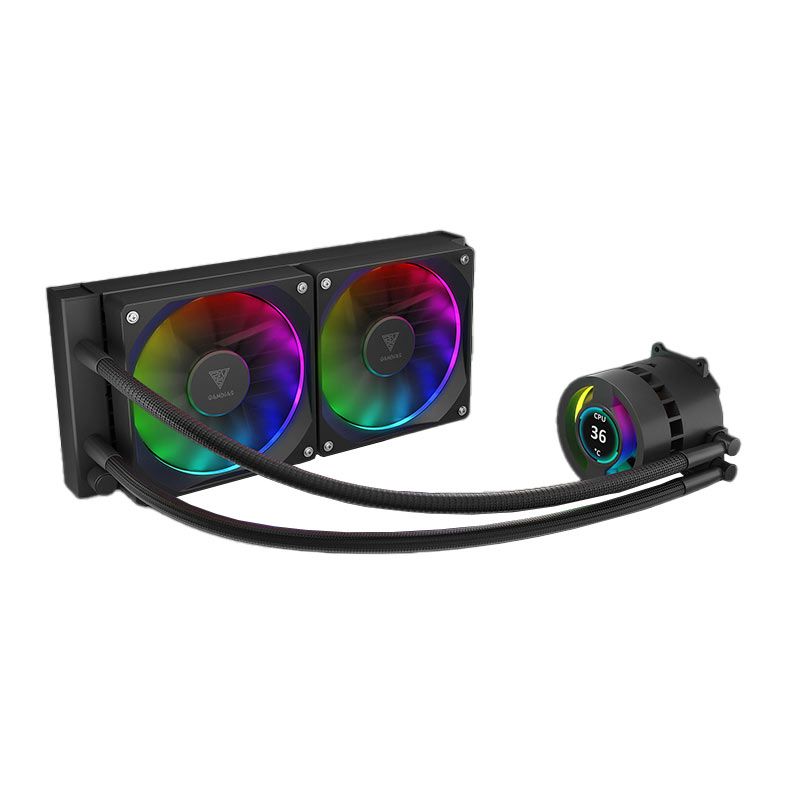 Water Cooler Gamdias Chione P3 240U, RGB, 240mm, Preto, CHIONE-P3-240U - miniatura 2