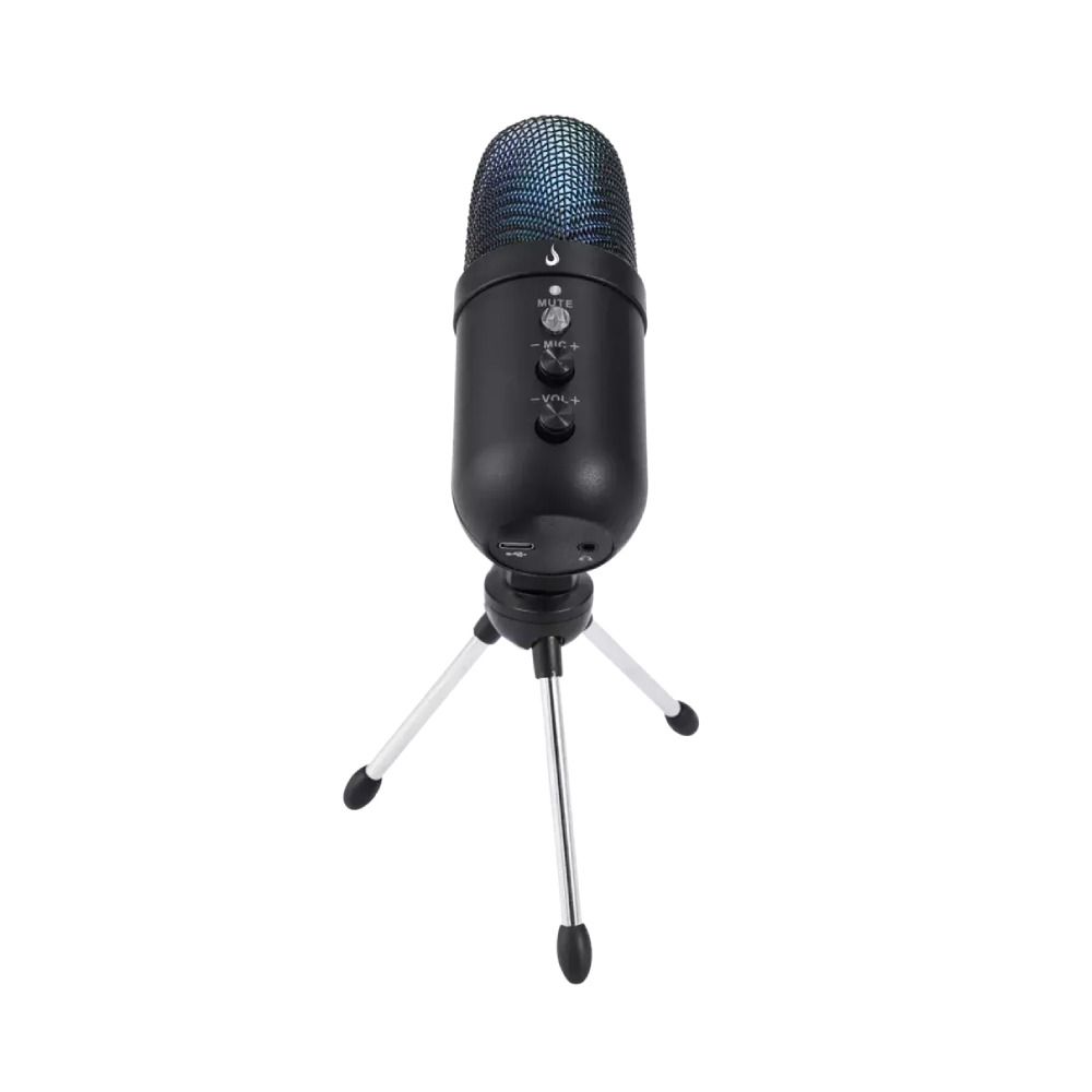 Microfone Gamer Rise De Mesa Mode Elite 01 RGB Preto - RM-ME-01-B - miniatura 2