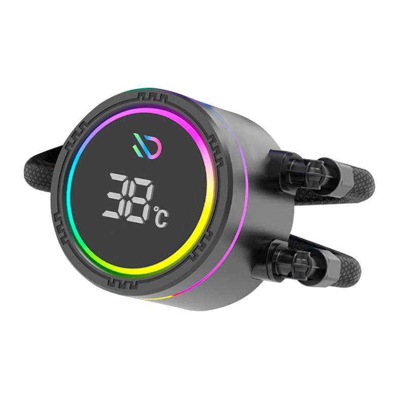 Water Cooler Duex Vision Display 240, ARGB, 240mm, Preto, DXWC240VISION - miniatura 2