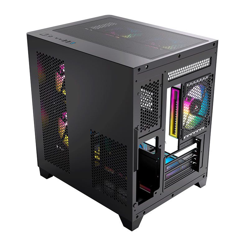 Gabinete Gamer Acegeek Arcane, Mid-Tower, Lateral de Vidro, Preto, AG-ARCANE-BK - miniatura 7