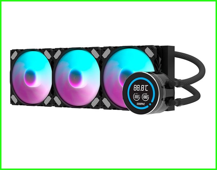 Water Cooler Aigo Darkflash Nebula DN-360D, ARGB, 360mm, Preto, DN-360D-BK - foto 1