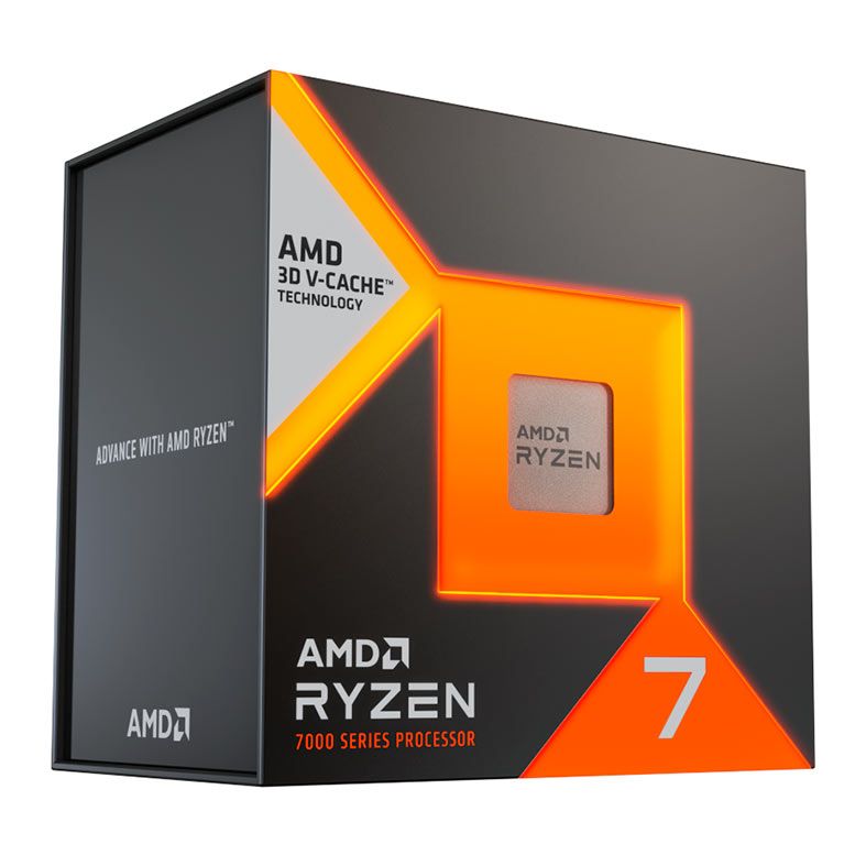 Processador AMD Ryzen 7 7800X3D, 8-Core, 16-Threads, 4.2GHz (5.0GHzTurbo), Cache 104MB, AM5, 100-100000910WOF - miniatura 2