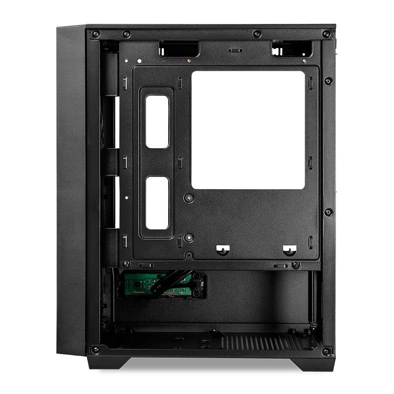 Gabinete Gamer Mancer Ward V3, Mini-Tower, Lateral de Vidro, Com 3 Fans, Preto, MCR-WD3-BK-3F - miniatura 6