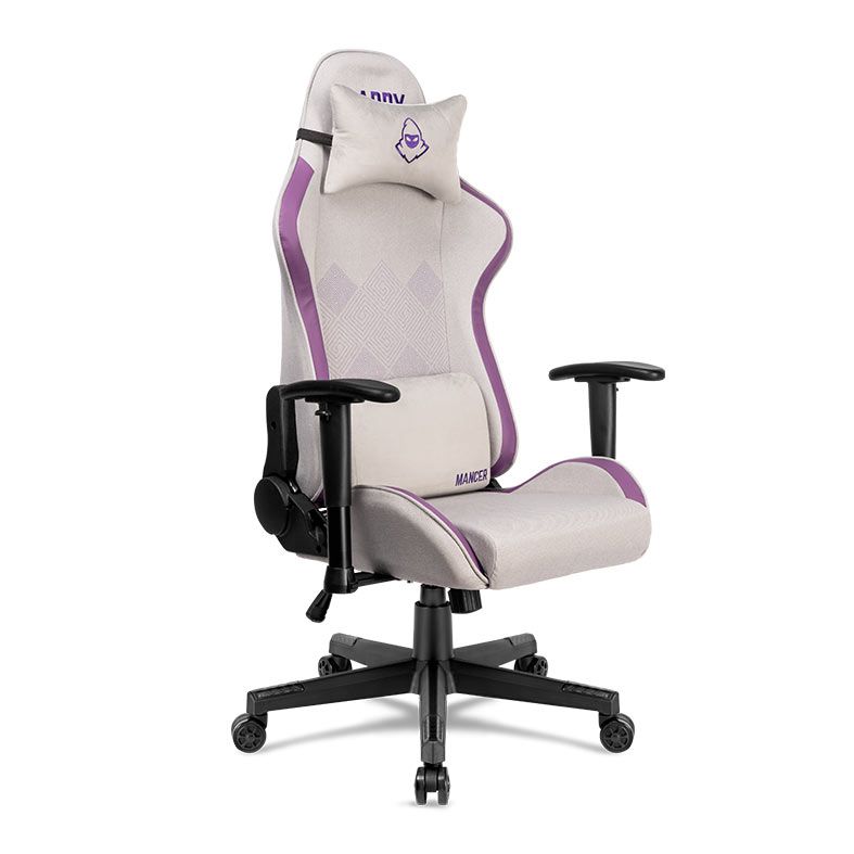 Cadeira Gamer Mancer Harpy SL, Branco e Roxo, MCR-HRPSL-WTPRP - foto 1