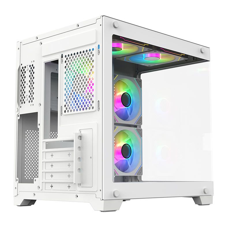 Gabinete Gamer Acegeek Vacancy L375, Mid-Tower, Lateral de Vidro, Branco, AG-VACANCY-L375-WH - miniatura 6