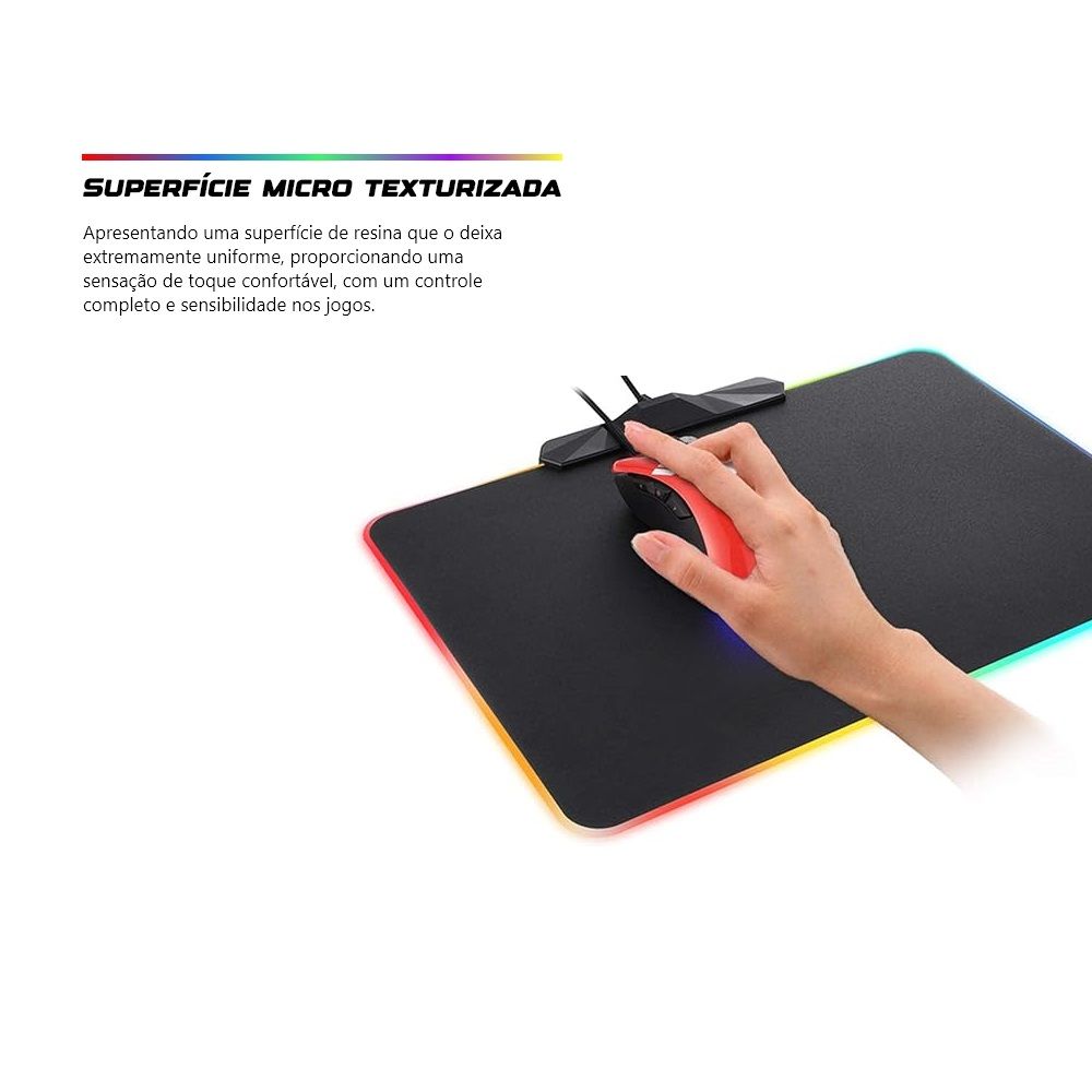 Mouse Pad Gamer Motospeed RGB Preto - P98 - miniatura 4