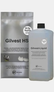 KIT REVESTIMENTO PARA CERÂMICA GILVEST HS 4,5KG(45X100G+01L DE LIQ)