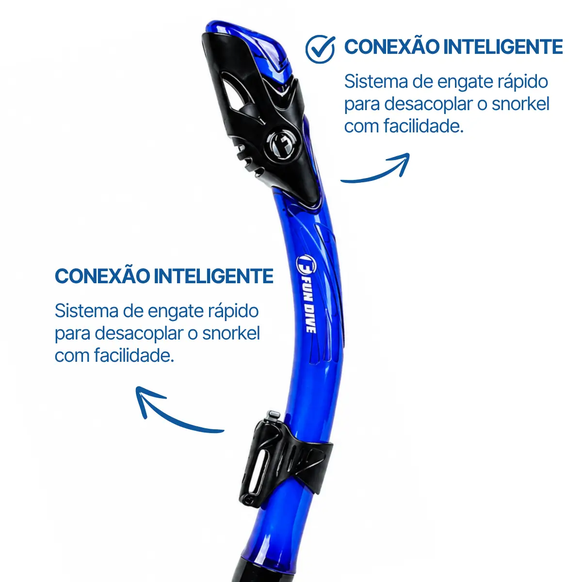 Sk-10 DRY, Snorkel Respirador Dupla Válvula - Miniatura 3
