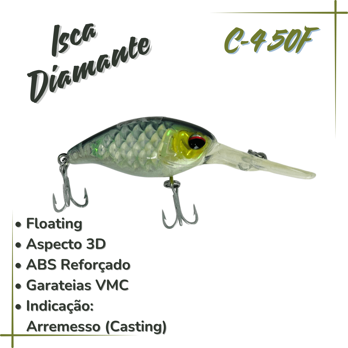C-4 50F, Isca Artificial Floating 10,5g - Miniatura 3