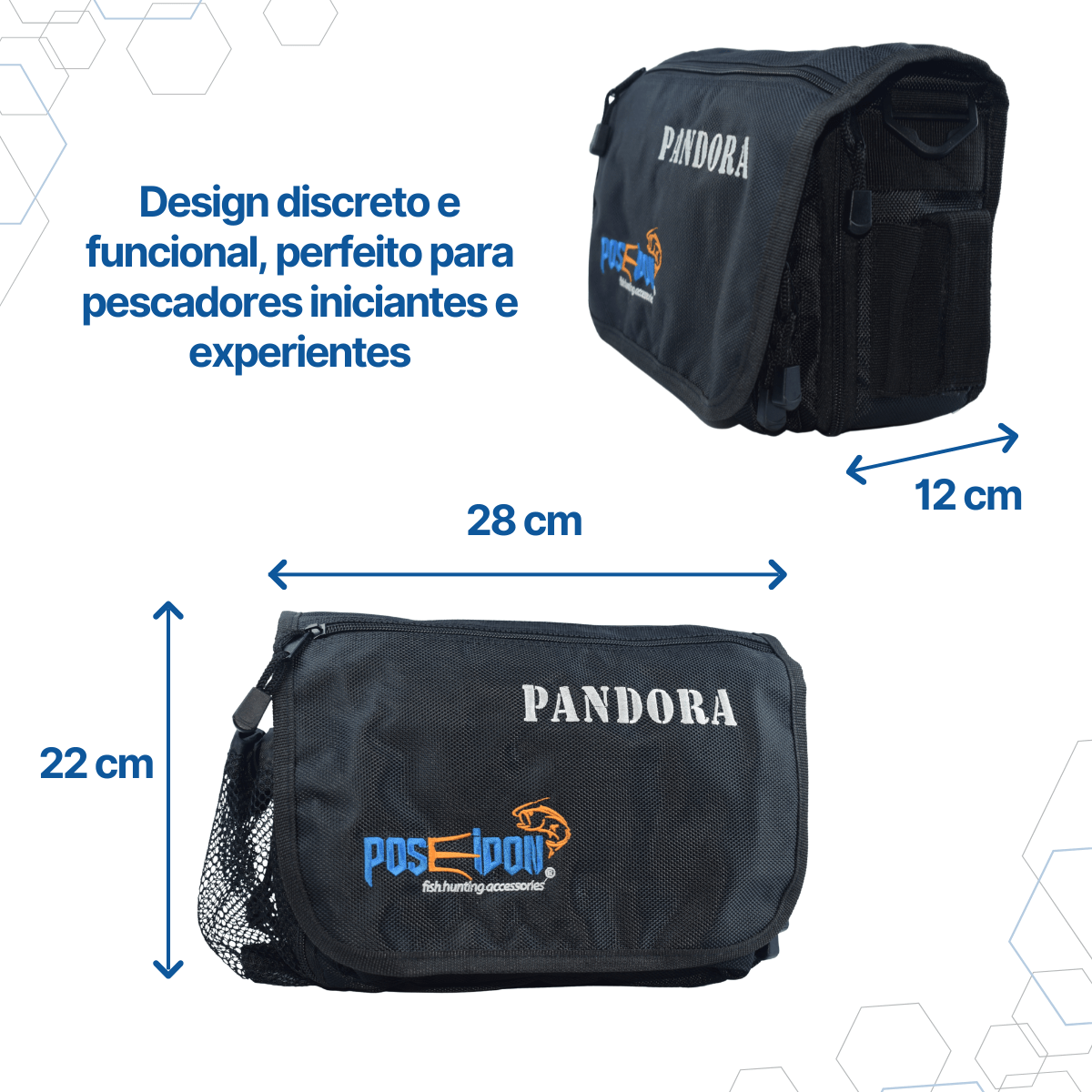 BOLSA Pandora Pescaria Suporte para Iscas - Preto - Miniatura 6