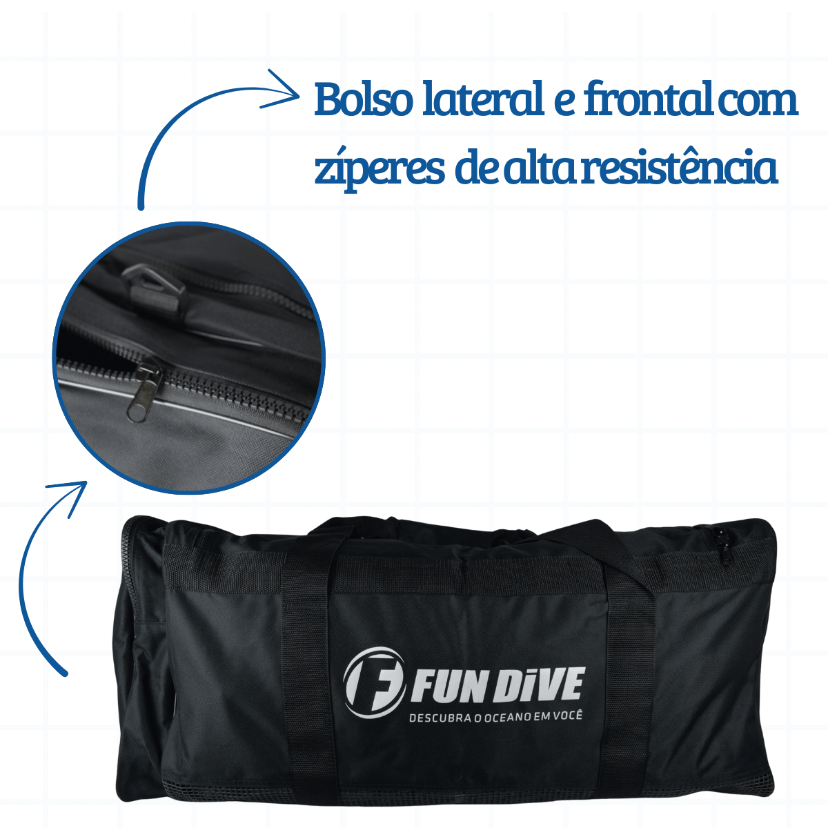 BG-03, Bolsa Drenante - Preto - Miniatura 5