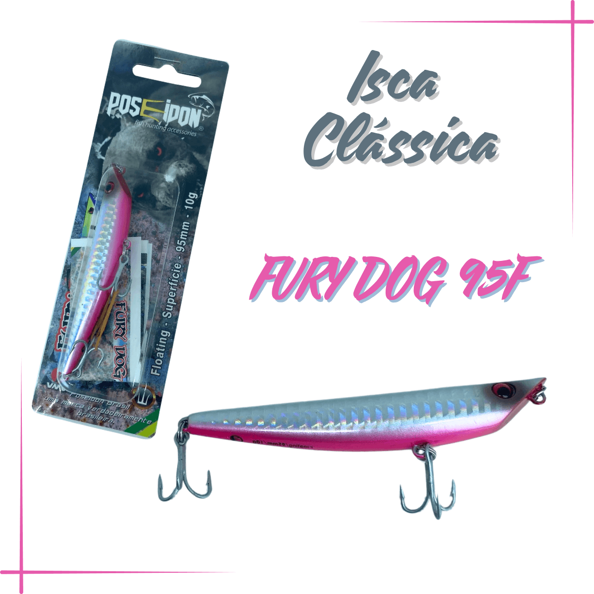 FURY DOG 95F, Isca Artificial Floating 10g - Miniatura 5