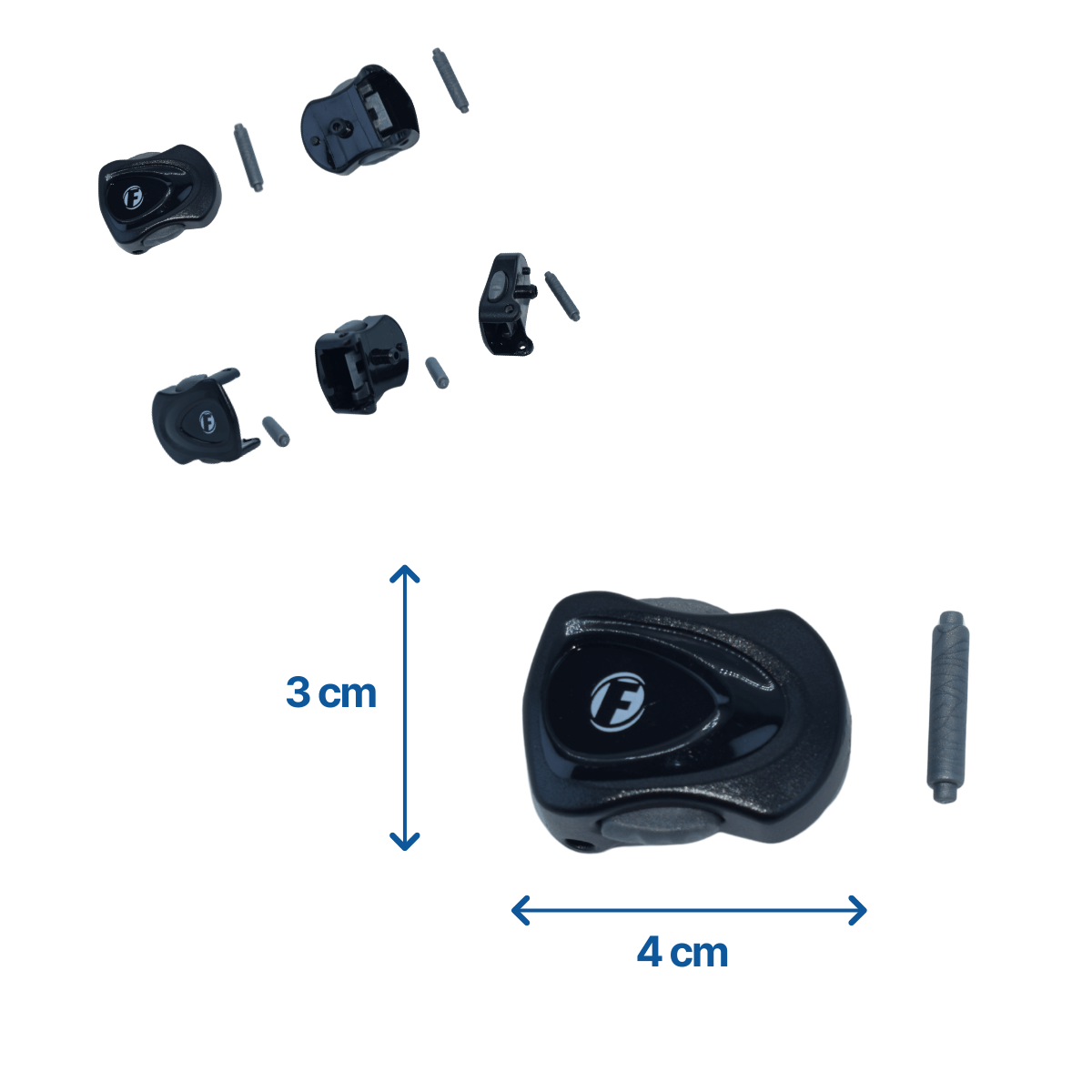 KIT BK-ONIX, Conjunto Presilhas plástico Máscara Onix / Fox / Sunset - Miniatura 5
