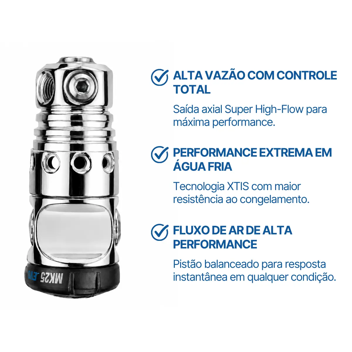 MK25 EVO DIN, Regulador de 1º Estágio Balanceado - Miniatura 2