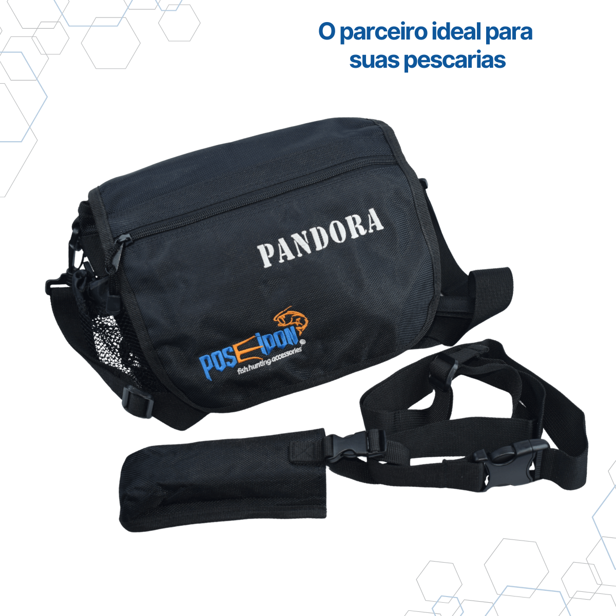 BOLSA Pandora Pescaria Suporte para Iscas - Preto - Miniatura 7