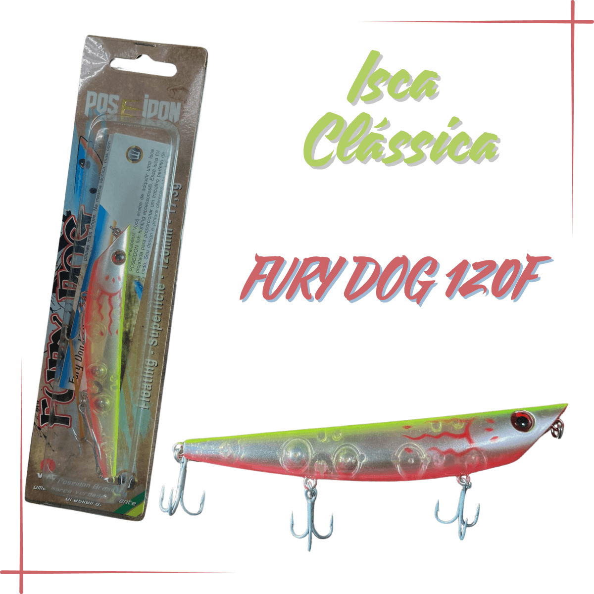 FURY DOG 120F, Isca Artificial Floating 17,3g - Miniatura 5