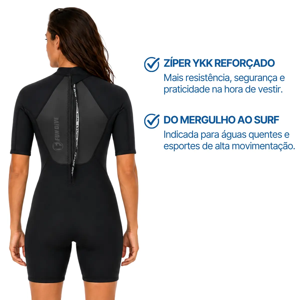 WAILEA CURTO, Roupa de Neoprene Curta 3mm - Miniatura 3