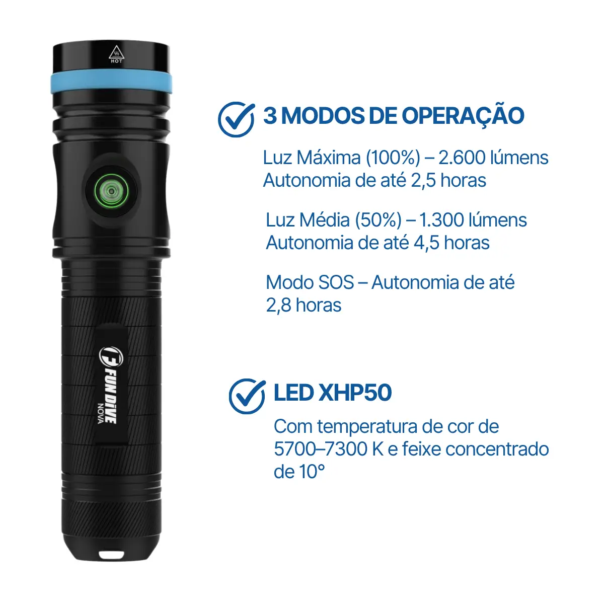 12インチ モンドグロッソ Laughter in the rain y157 Lanterna de Mergulho Fun Dive NOVA 2600 – 2600 Lumens 100m | NetDive