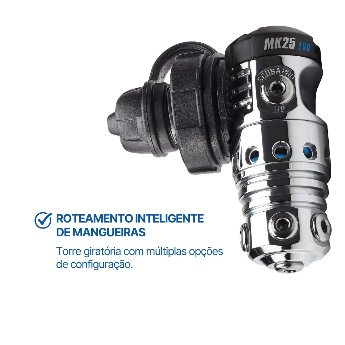 MK25 EVO DIN, Regulador de 1º Estágio Balanceado - Miniatura 4