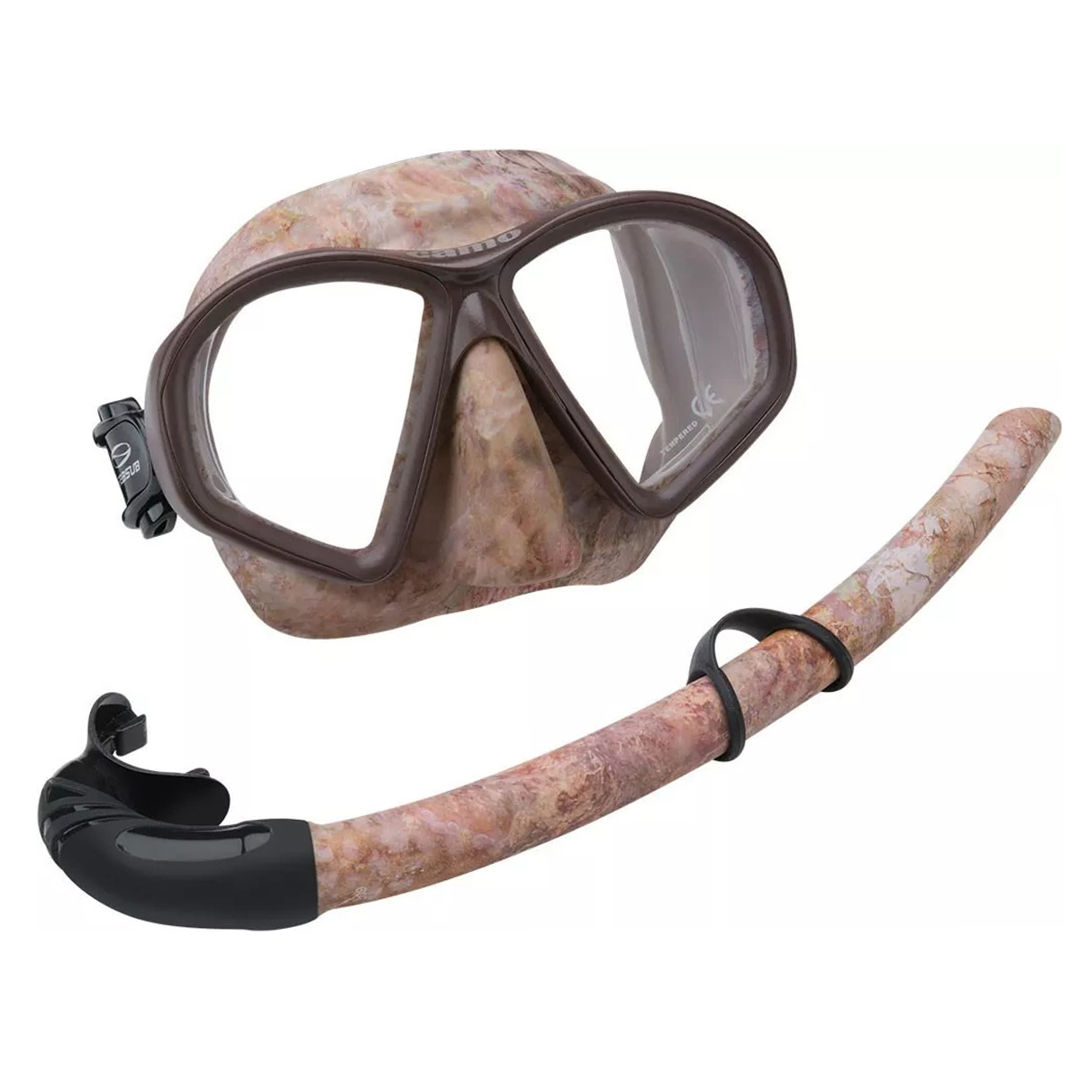 KIT CAMO CAMUFLADO, Máscara snorkel Mergulho - Miniatura 10