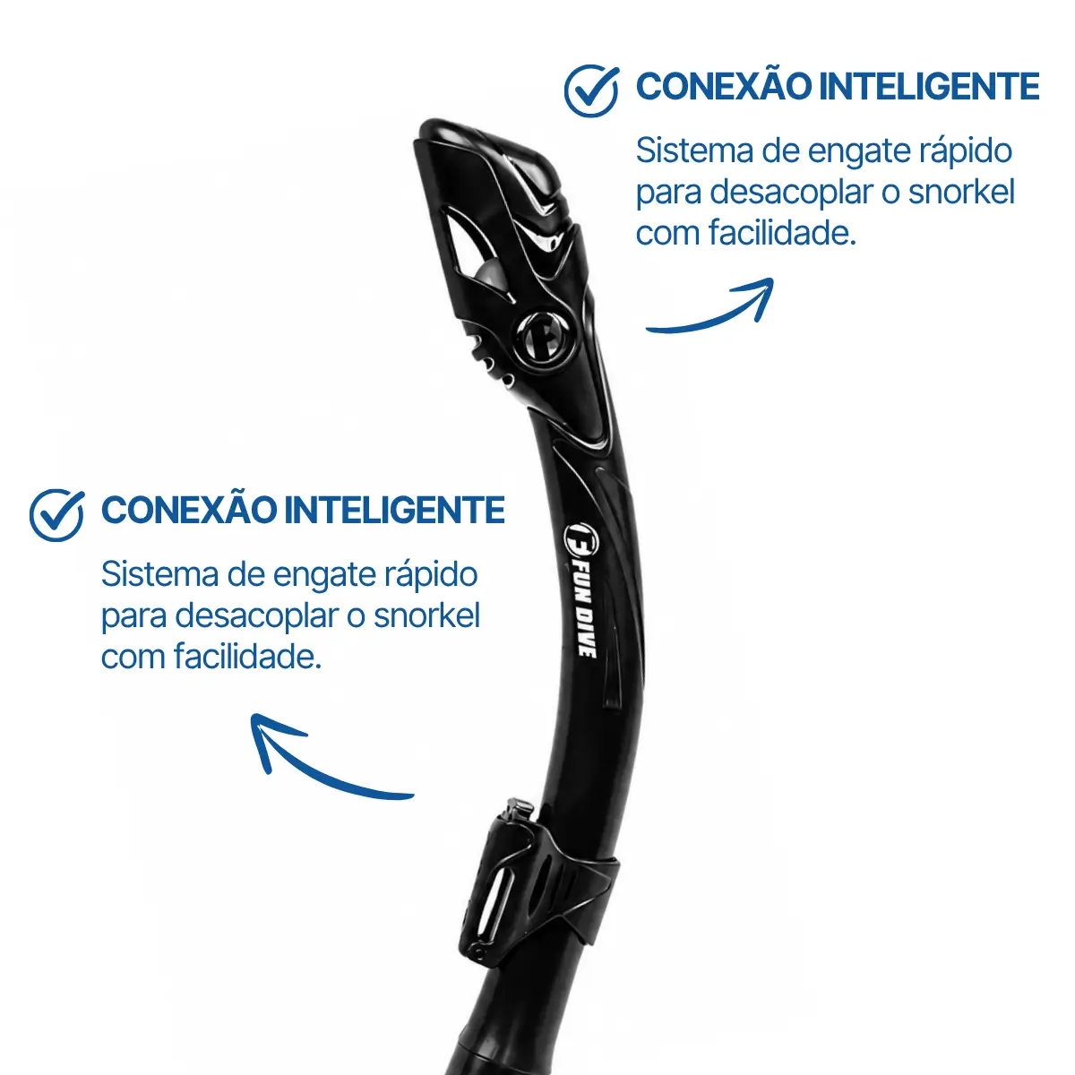 Sk-10 DRY, Snorkel Respirador Dupla Válvula - Miniatura 6