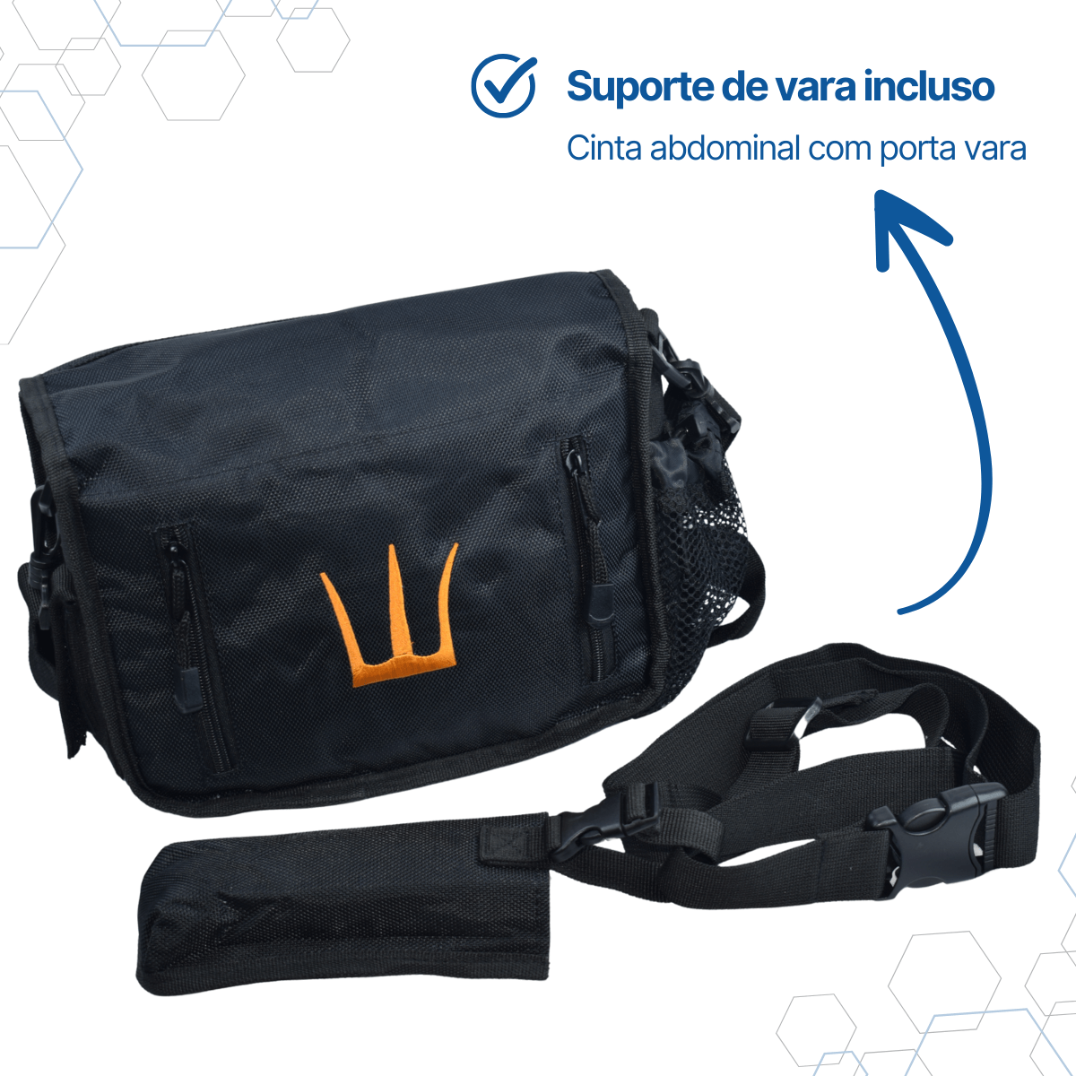 BOLSA Pandora Pescaria Suporte para Iscas - Preto - Miniatura 5