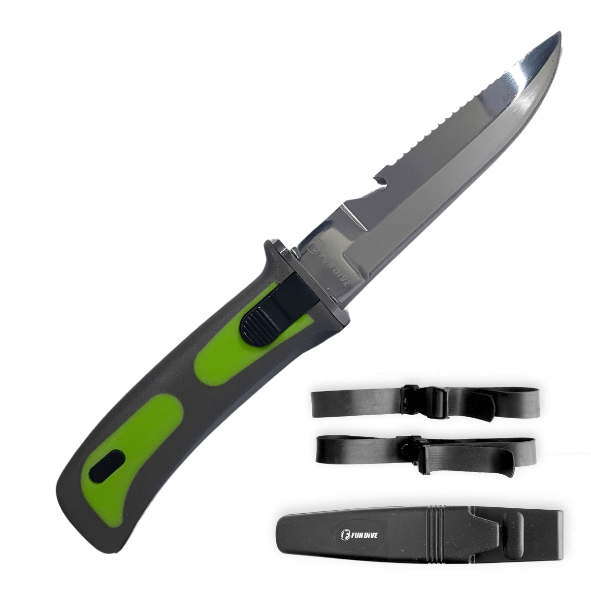 K-02, Faca lâmina inox 12cm Empunhadura emborrachada