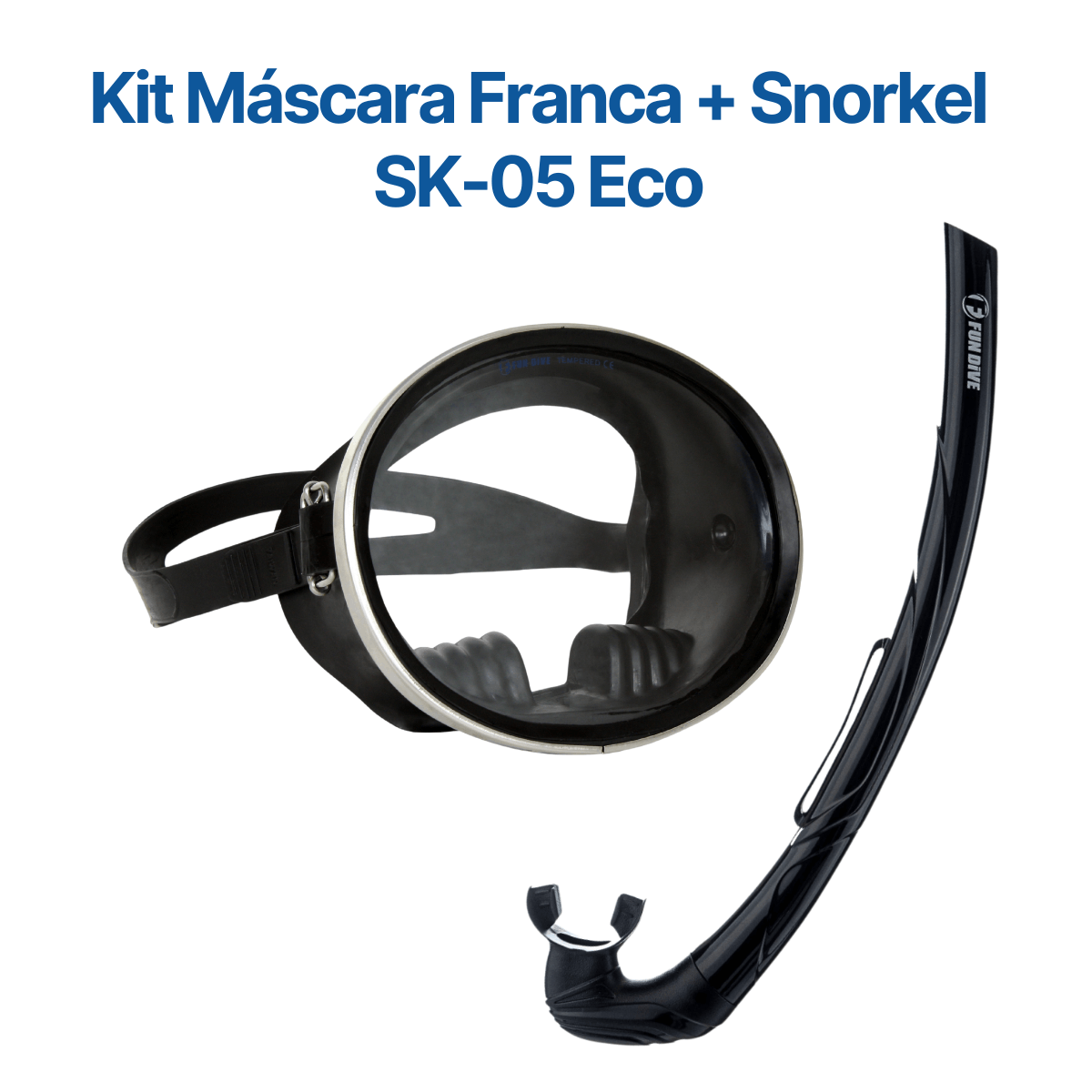 KIT FRANCA SK-05 ECO, Conjunto Máscara Snorkel - Miniatura 2